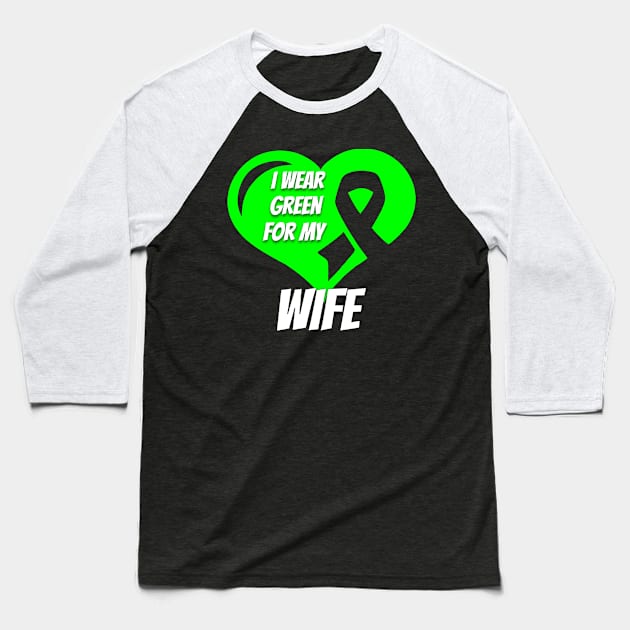 Mental Health Wife Husband Baseball T-Shirt by mikevdv2001